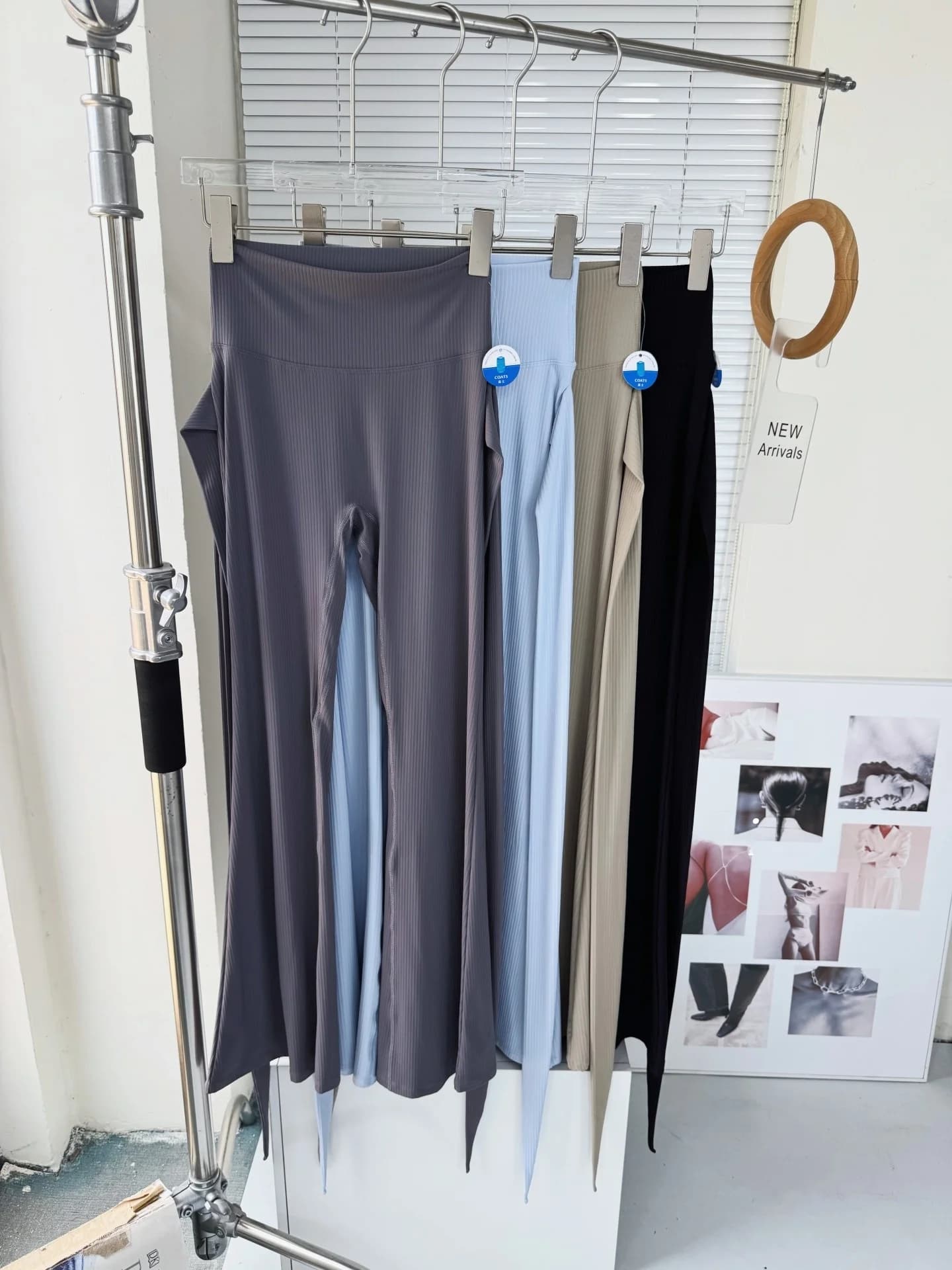 Women's High Waist Sports Pants, Slightly Waisted, for Running, Running, Yoga, with Belt Design, Pilates Pants Control