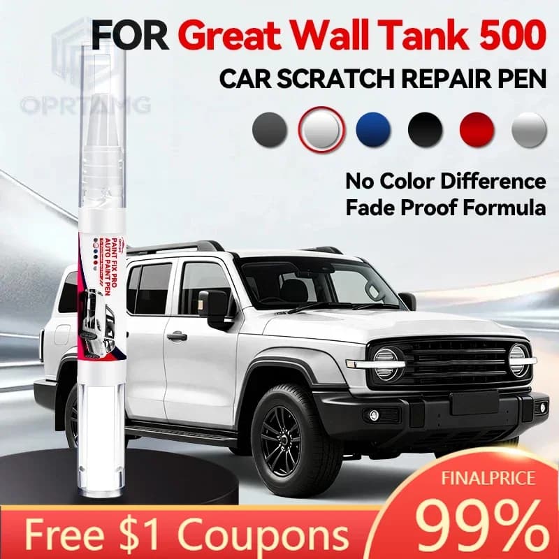 Purpose Vehicle For Great Wall Tank 500 Car Paint Repair Pen Touch Up Scratch Remover DIY Auto Accessories White Black Grey Blue