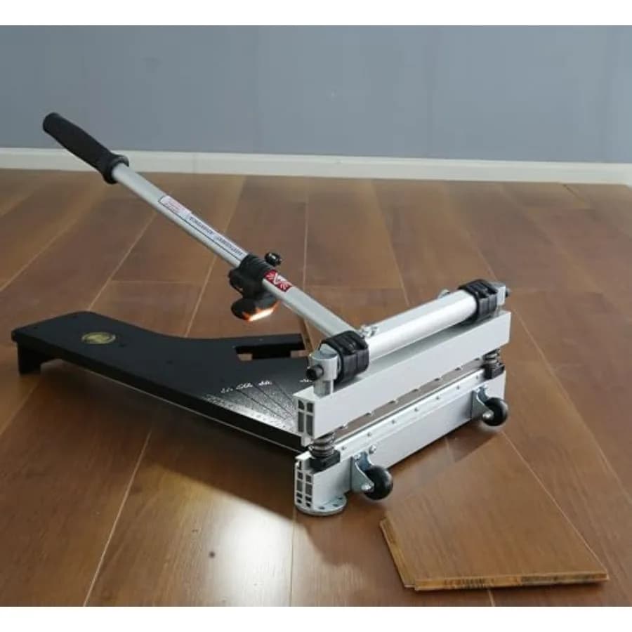 CUTTEREX Taglierina per Pavimenti in Vinile da 13 Pollici con Ruote, Facile Taglio Angolare e di Lunghezza Regolabile - Utensile per Tagliare Pavimenti in Vinile, Legno Ingegnerizzato, LVP