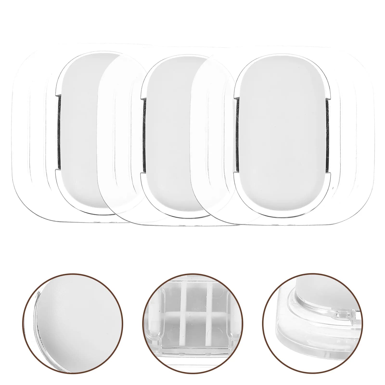 Set di 3 Protezioni in Silicone per Maniglie delle Porte, Resistenti agli Urti, Facili da Applicare, Paracolpi per Mobili ed Elettrodomestici