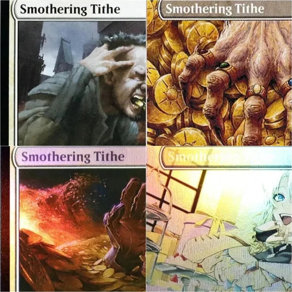 "Smothering Tithe" Carte proxy magiche Gioco Proxy di qualità Gioco da tavolo Gioco di carte collezionabili Proxy