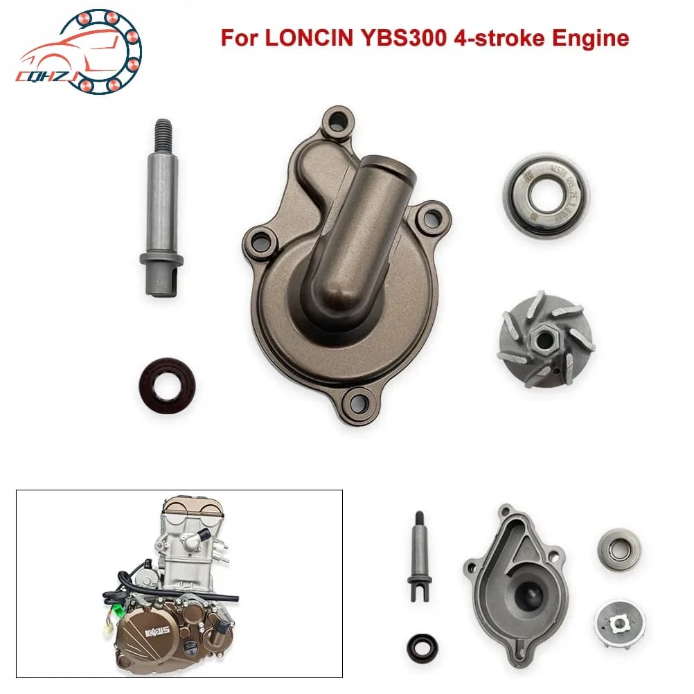 Coperchio girante pompa acqua moto, guarnizione meccanica, paraolio per LONCIN YBS300 HENGJIAN S7 KEWS K16 K23 STN BRZ GR8