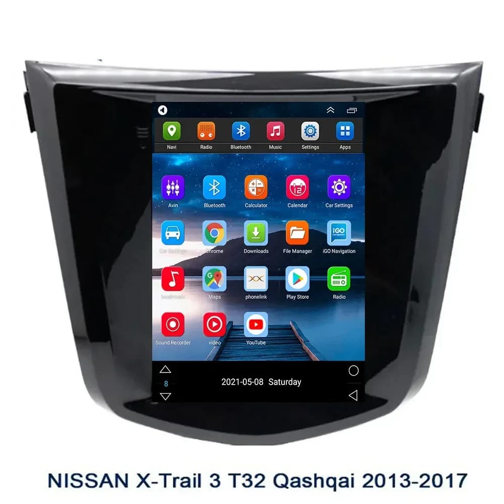 Android 14.0 Per Nissan X-Trail T32 2014 - 2017 Qashqai J11 Autoradio Carplay Multimedia Video Player Navigazione GPS DSP