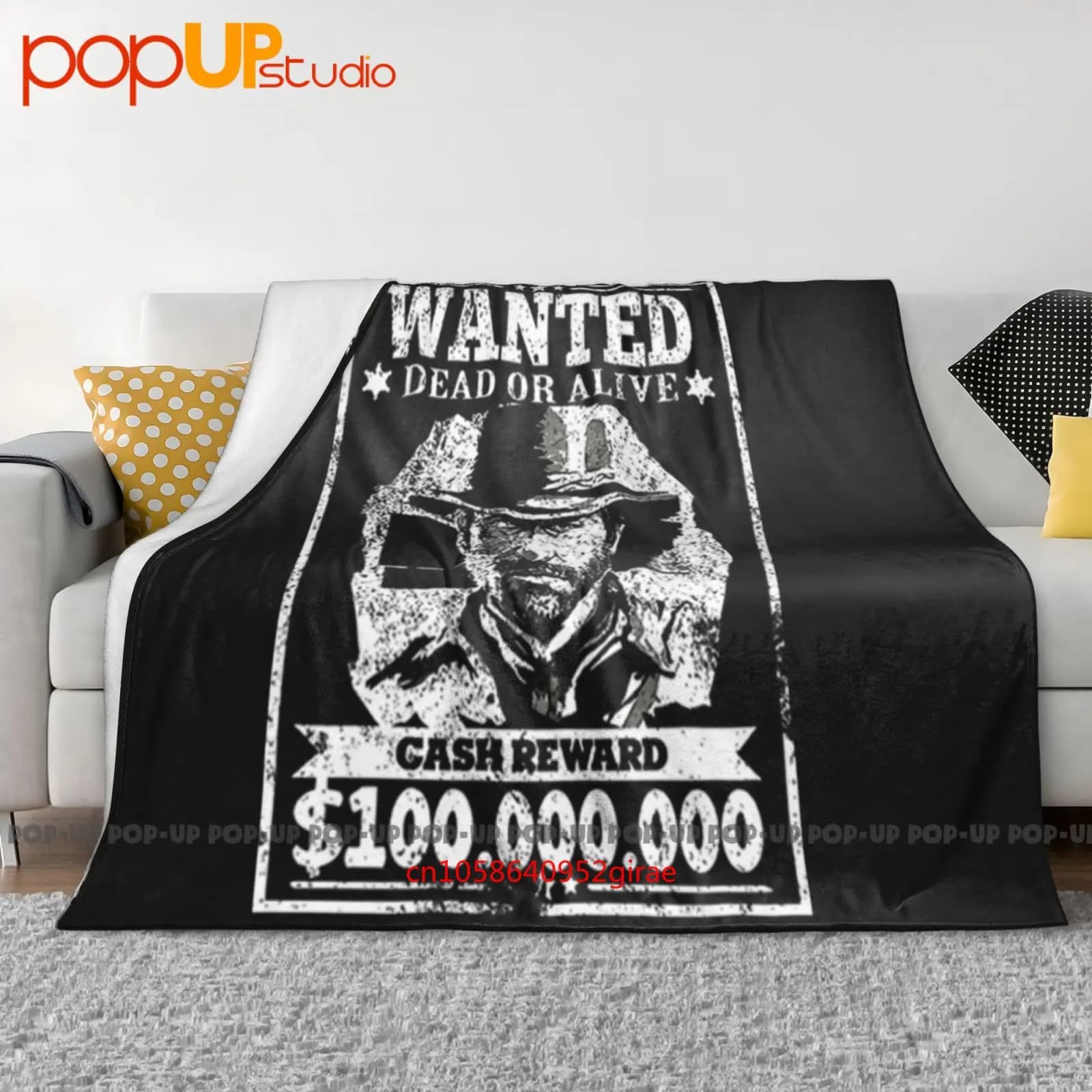 Arthur Morgan Wanted Coperta ultra morbida trapunta invernale Copridivano Copriletto