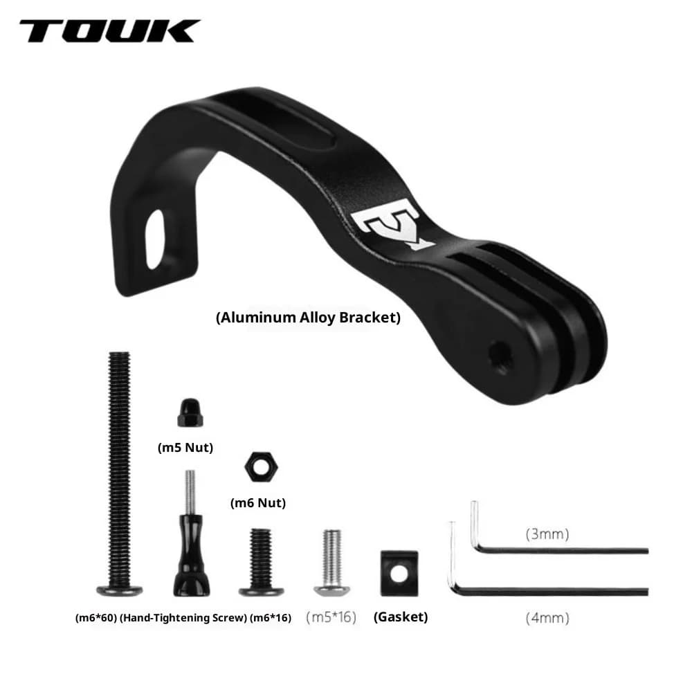 Support base for front light for TOUK bike for bicycle headlight parts GOPRO Sport Camera aluminum alloy Brompton
