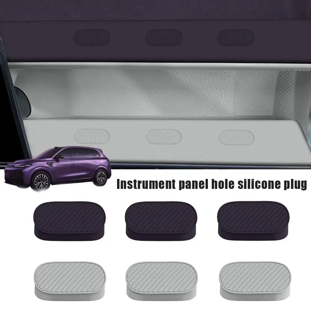 3 pezzi pannello strumenti foro tappo in silicone per Leapmotor B10 2025 2026 fai da te pendolo decorazione di interni auto forniture accessori