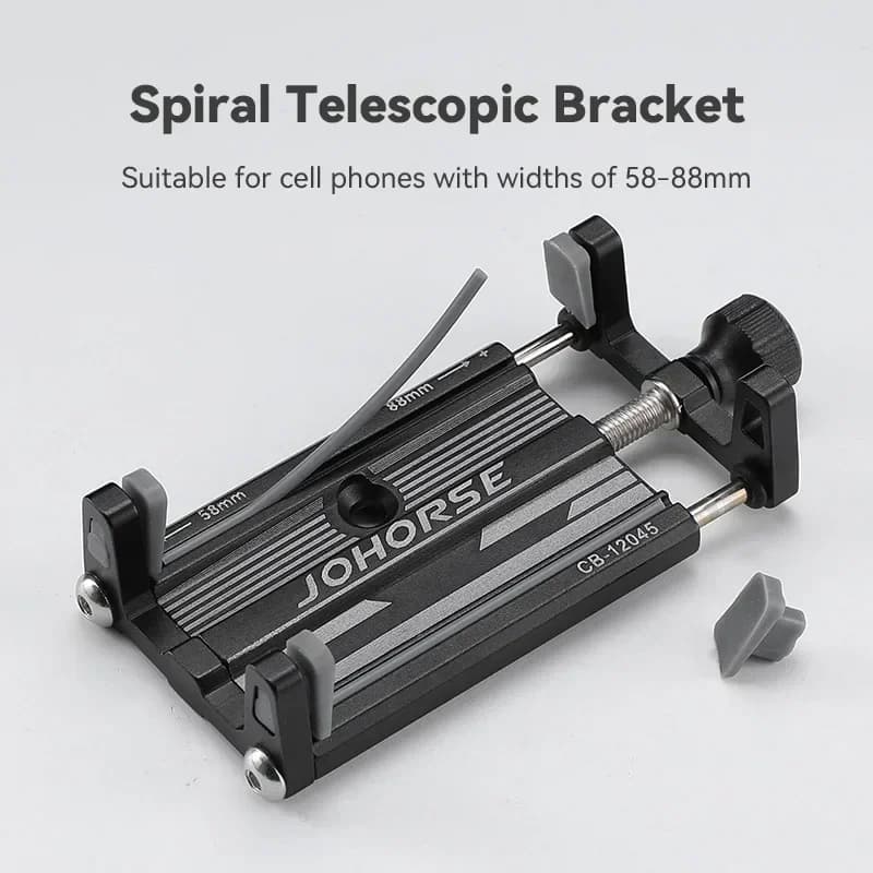 Scalable CNC Aluminum Phone Holder Four Claws for Motorcycle Electric Bicycle Bracket Smartphone Mount Stand Kit Set Case