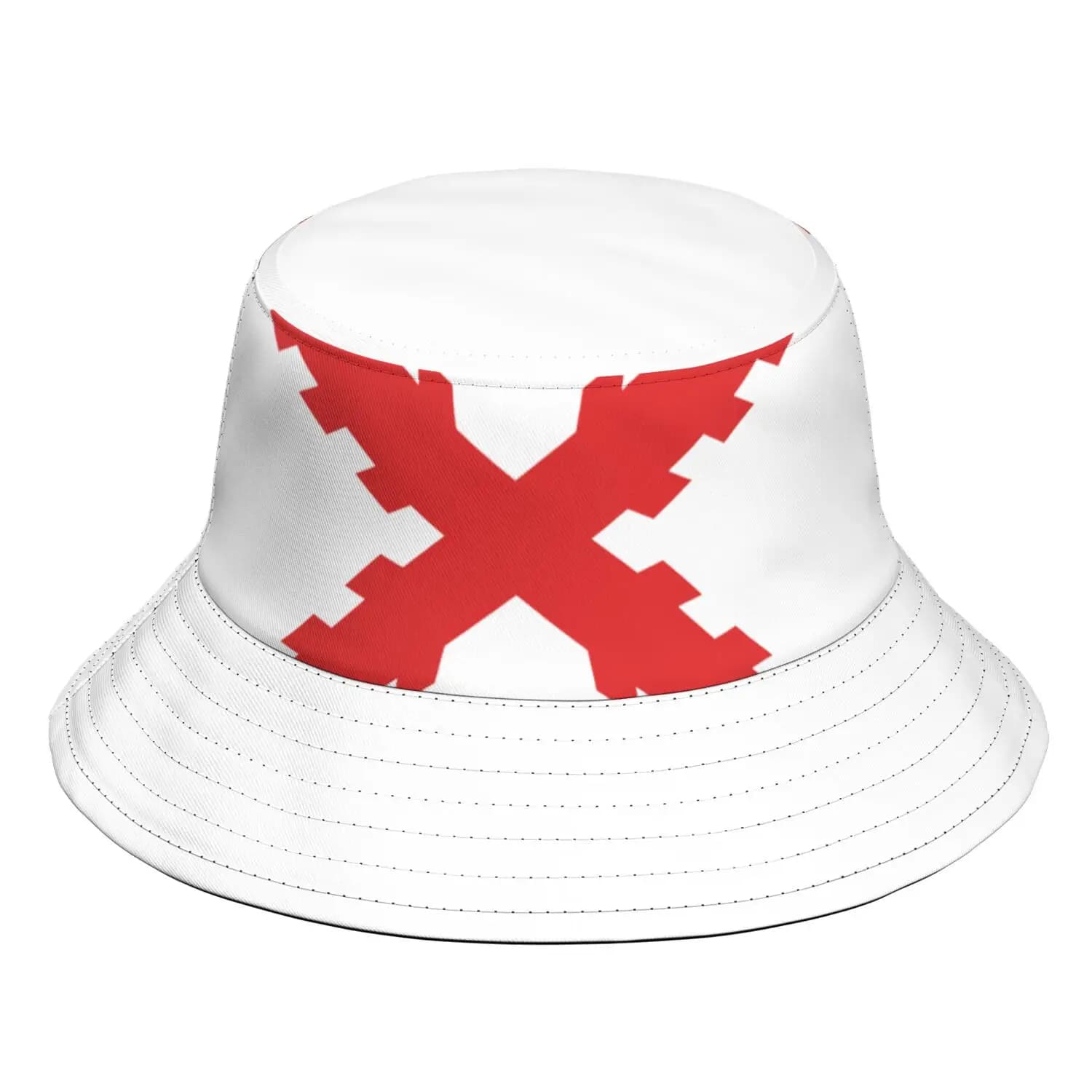 Spanish Empire Custom Made Name Team Logo Bucket Cap Burgundy Hispanic Catholic Monarchy Print Photo Flag Fisherman Hats