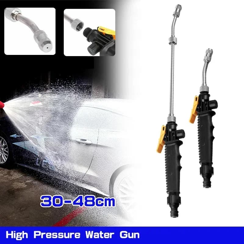Pistola ad acqua ad alta pressione per autolavaggio Pistola per pulizia ad acqua portatile per cera di bellezza Pistola ad acqua per irrigazione da giardino Pistola ad acqua in acciaio inossidabile