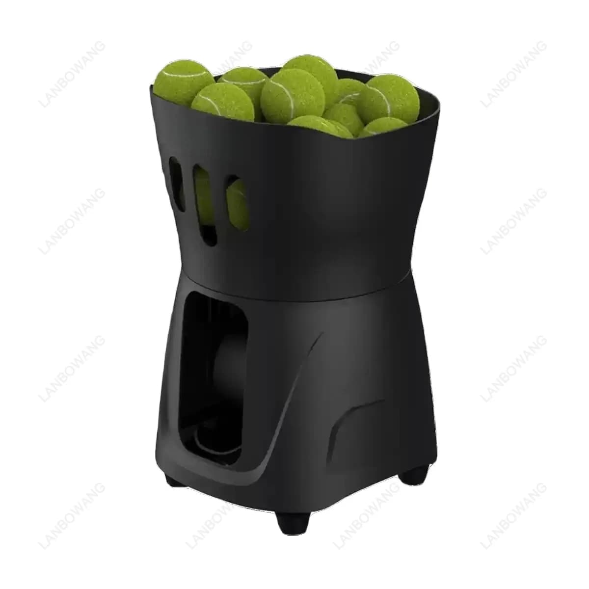 PT‑Mini Automatic Tennis Ball Launcher, Portable Single‑Hit Practice Training Machine For Beginner Tennis Player 1Pcs