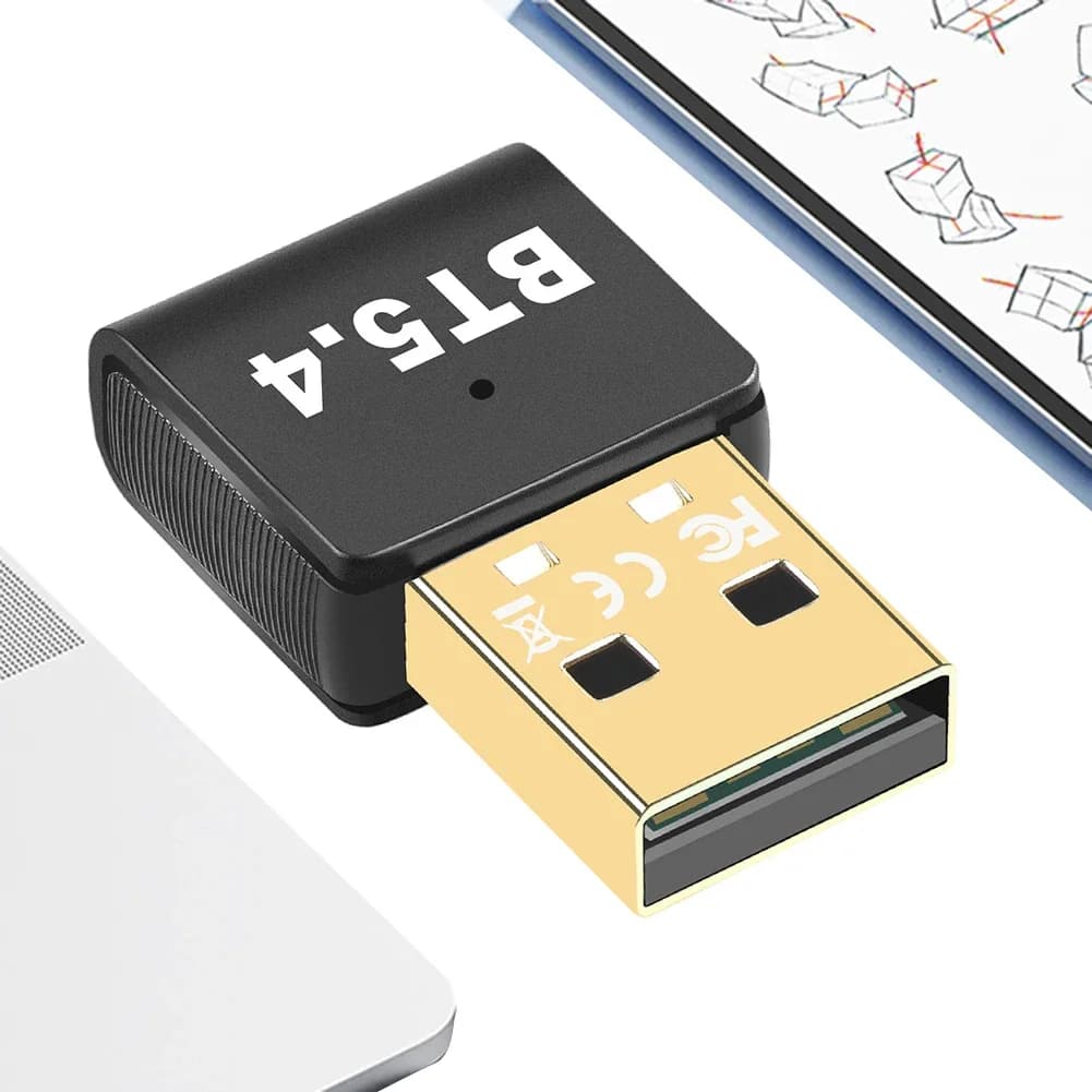 Adattatore Dongle USB BT 5.4, Supporta Windows 11/10/8.1, Trasmettitore USB per PC, Altoparlanti, Mouse Wireless, Cuffie, Tastiera