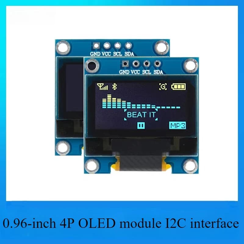 Modulo display OLED da 0,96" 128x64 SSD1306 - Interfaccia SPI/I2C a 4 pin per progetti fai da te Arduino/Raspberry Pi Sistemi integrati