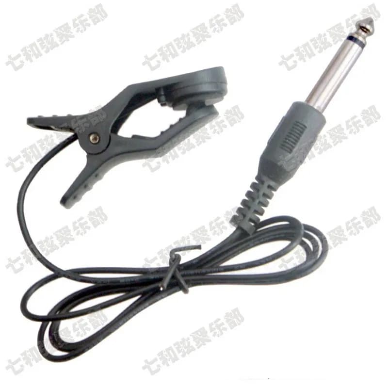 5 Pezzi Pickup Piezoelettrico Universale a Clip per Chitarra, Violino, Banjo, Mandolino, Ukulele con Jack da 1/4 e Cavo da 1M - Accessori per Chitarra