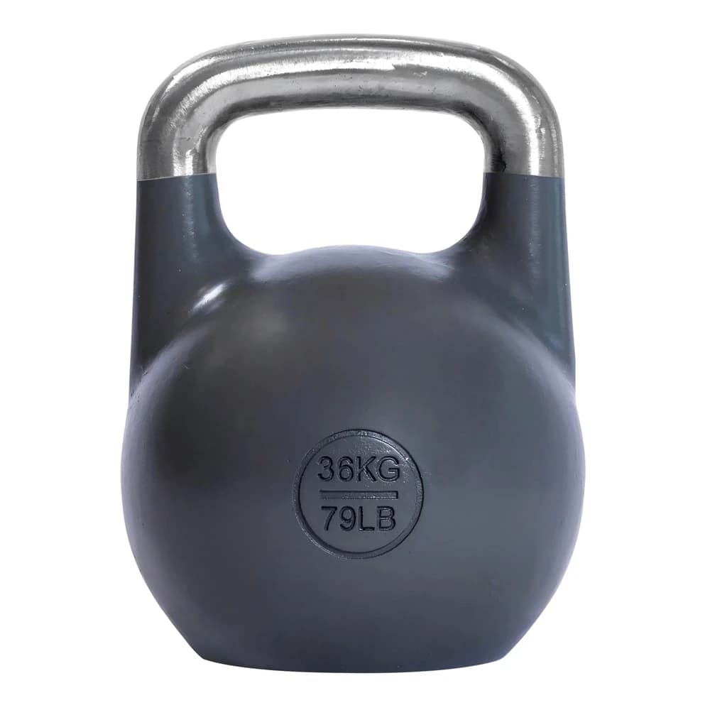 Kettlebell da Competizione in Ghisa 40kg 88Lb, Rivestimento in Polvere Bianca, Durevole, ODM OEM, Costruito per Durare