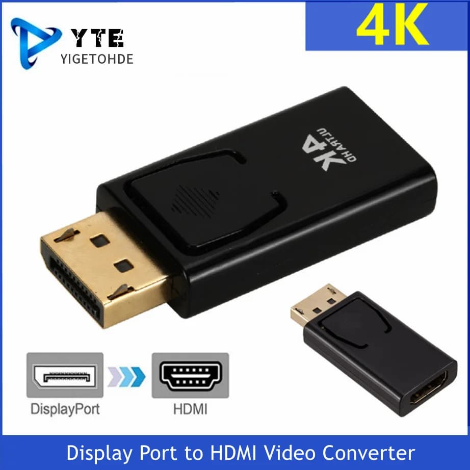 Porta Display 1080P DisplayPort a adattatore compatibile HDMI convertitore Audio Video femmina 4K maschio DP2HDMI per proiettore portatile per PC