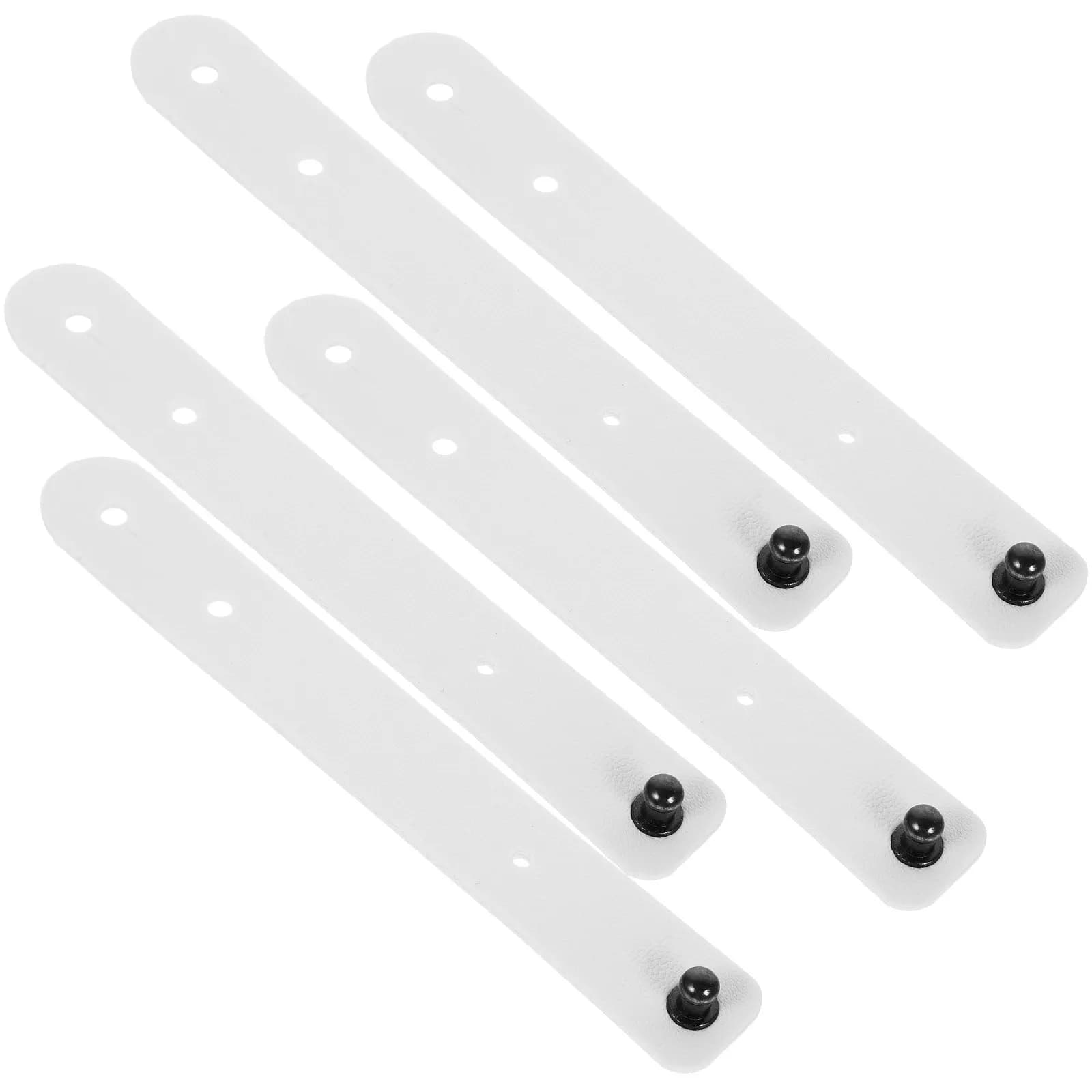 Organizzatore di cavi da 5 pezzi, fascette per cavi versatili e riutilizzabili, cinghie per la gestione dei cavi, per riporre in modo ordinato cuffie e cavi di ricarica