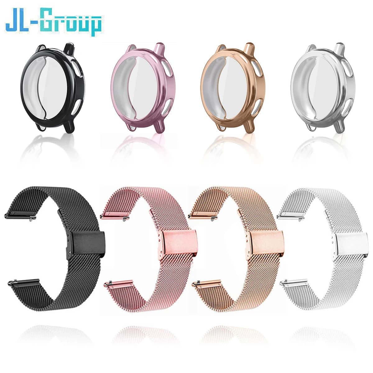 20 mm metal strap for Garmin Vivoactive 5 6 strap with soft TPU protection Quick installation strap Garmin bracelet accessories