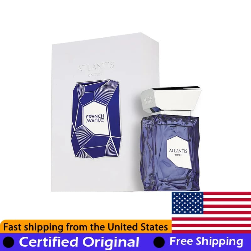 French Avenue Atlantis Extrait de Parfum Spray Unisex 100 ML, Aromatic Dyed Dynasty Perfume with Feromoni, 3.4 Once