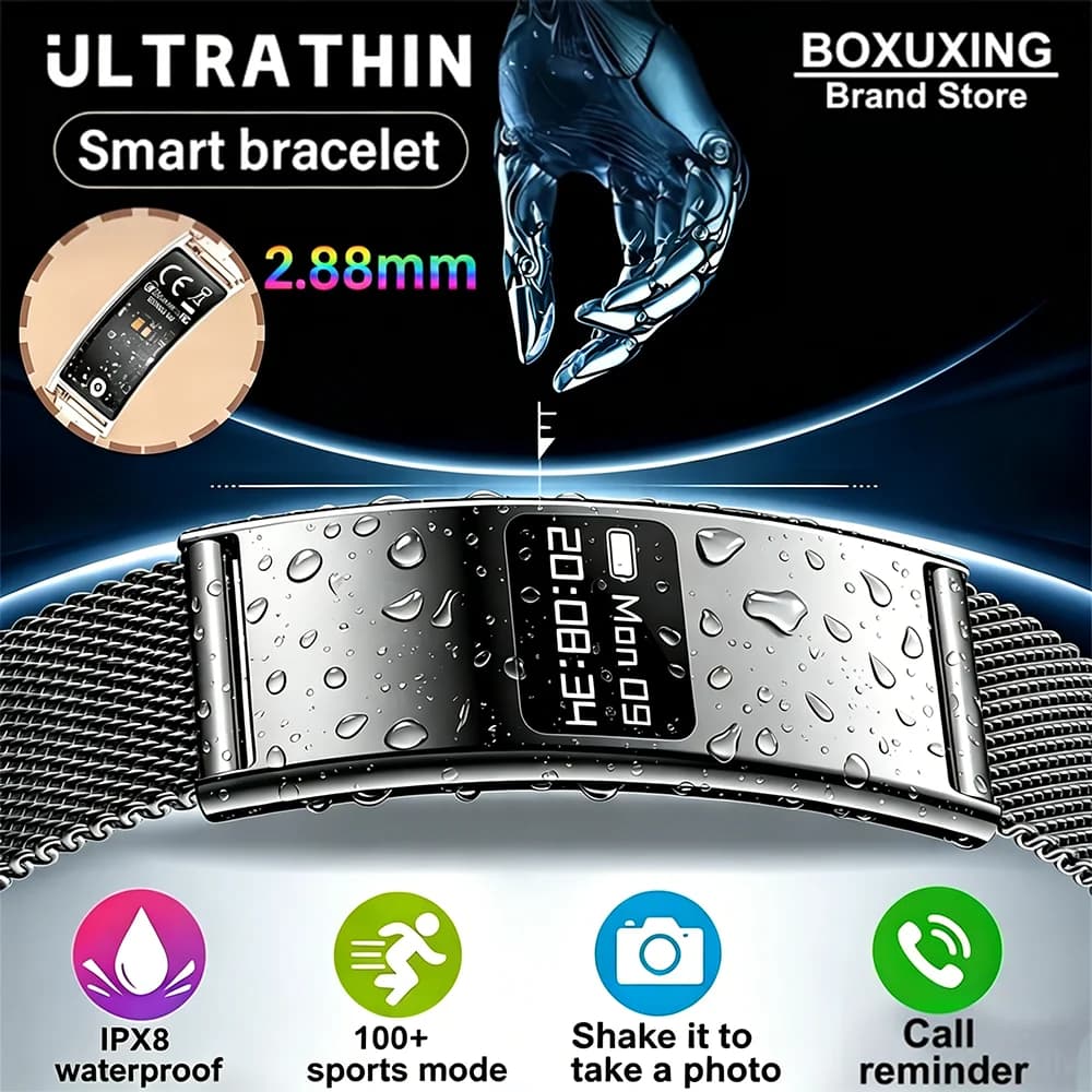 Men Women Smart Bracelet Heart Rate Sleep Monitor Health Smart Band Waterproof Sports Fitness Tracker Smartwatch For Android iOS