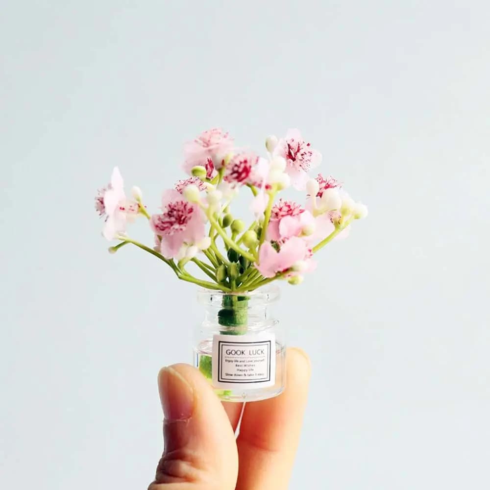 Miniature Doll House Play Doll House Doll House Accessories Doll House Simulation Pot Plant Home Decoration