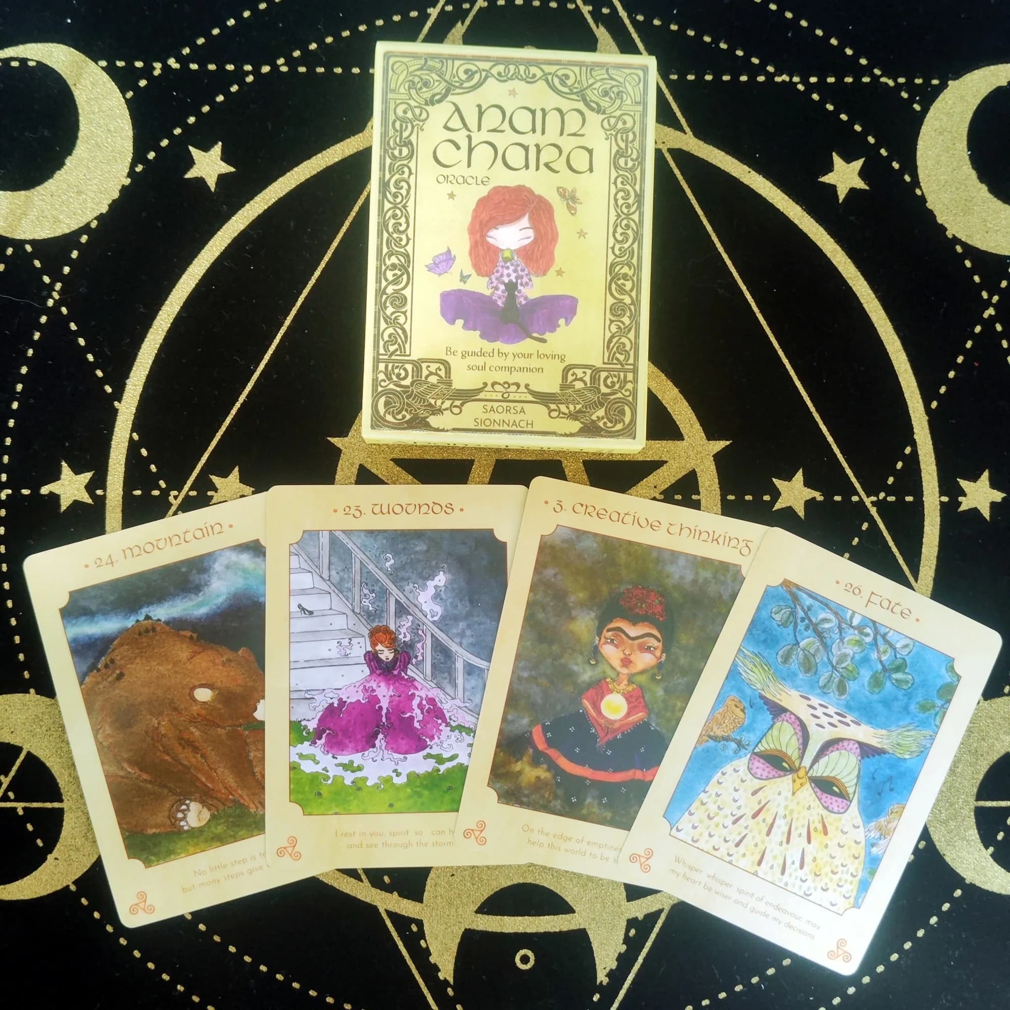 44 Pcs Cards Anamchara Oracle: Be Guided By Your Loving Soul Companion 10.4*7.3cm