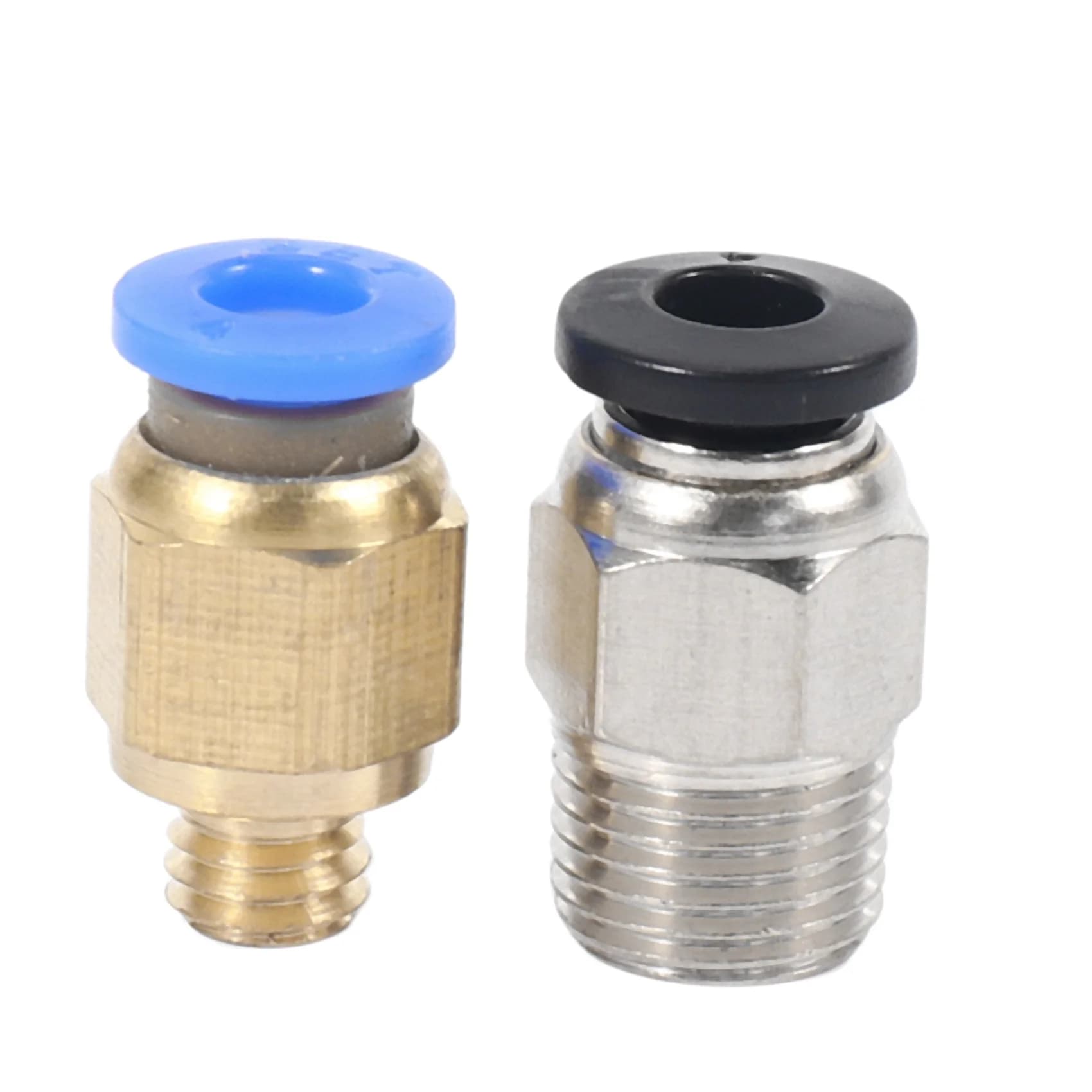 Raccordo pneumatico diritto A23F-PC4-M10 Push To Connect + raccordo rapido PC4-M6 per estrusore Bowden per stampante 3D (confezione da 20 pezzi)