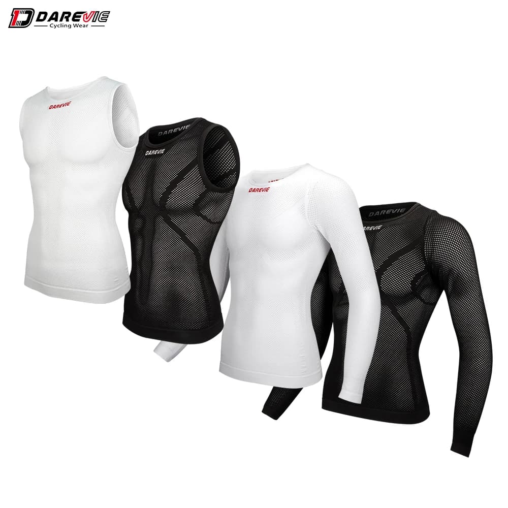 DAREVIE Cycling First Road Size Small Man Compression Without Solution of Continuity Bicycle PALESTRA Cycling Interior Man Sport Canottiera Cycling Woman