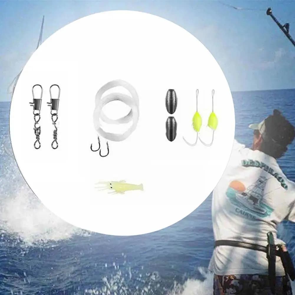 1set di accessori per la pesca Set pacchetto di strumenti di sopravvivenza all'aperto accessori per attrezzatura Kit di sopravvivenza per la pesca Kit da pesca Gadget Wild G9I6