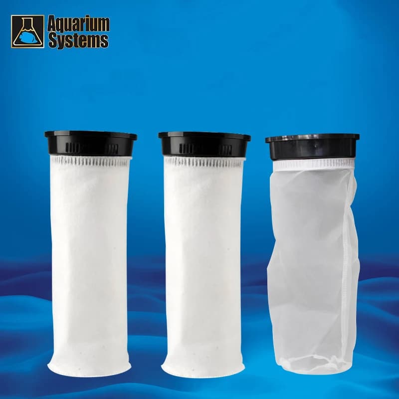 Aquarium Systems 50 100 200 Micron Fish Tank Filter Felt Mesh Filtration Net Bag