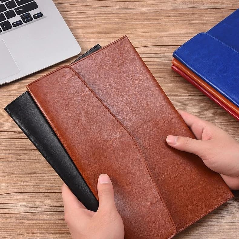 A6 A5 A4 Cartella di file in pelle Pacchetto dati Borsa per documenti Valigetta di moda Data Contratto Bill File Bag Forniture per ufficio scolastico