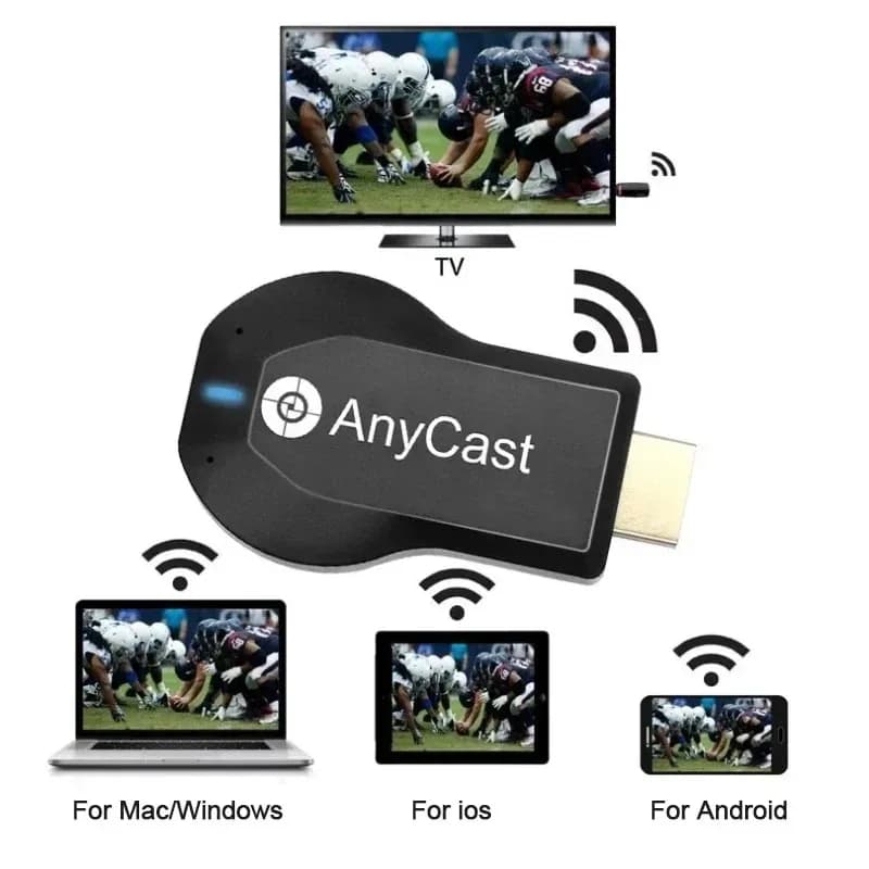 The M9 wireless WiFi display on the same screen supports the HDMI 4K/1080P input suitable for 99% of smartphones