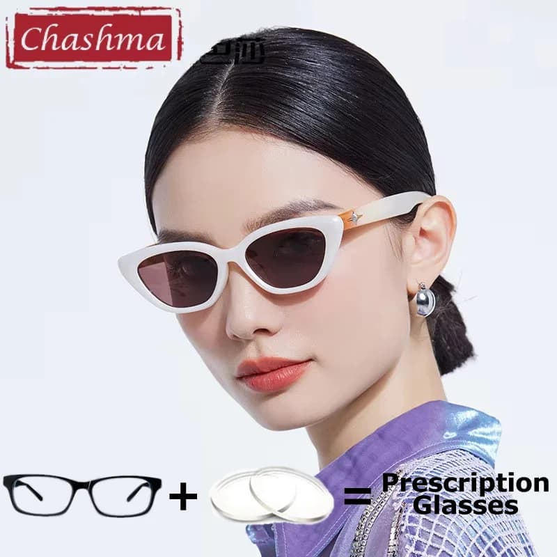 Chashma Slim Gafas Women Fashion Myopia Polarized Glasses Presbyopia Prescription Driving UV Protection Sunglasses for Lady