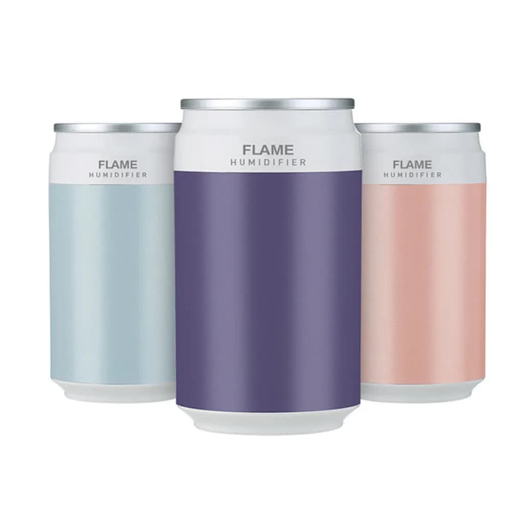 Umidificatore d'aria Luce notturna a LED Diffusore di nebbia d'aria Home Office Umidificatore USB a basso rumore, Rosa