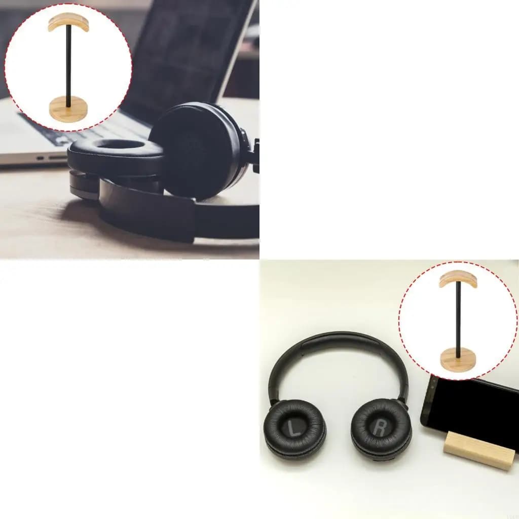 Rack Storage Earphone Holder Vertical support for head mounted headset with easy design for or