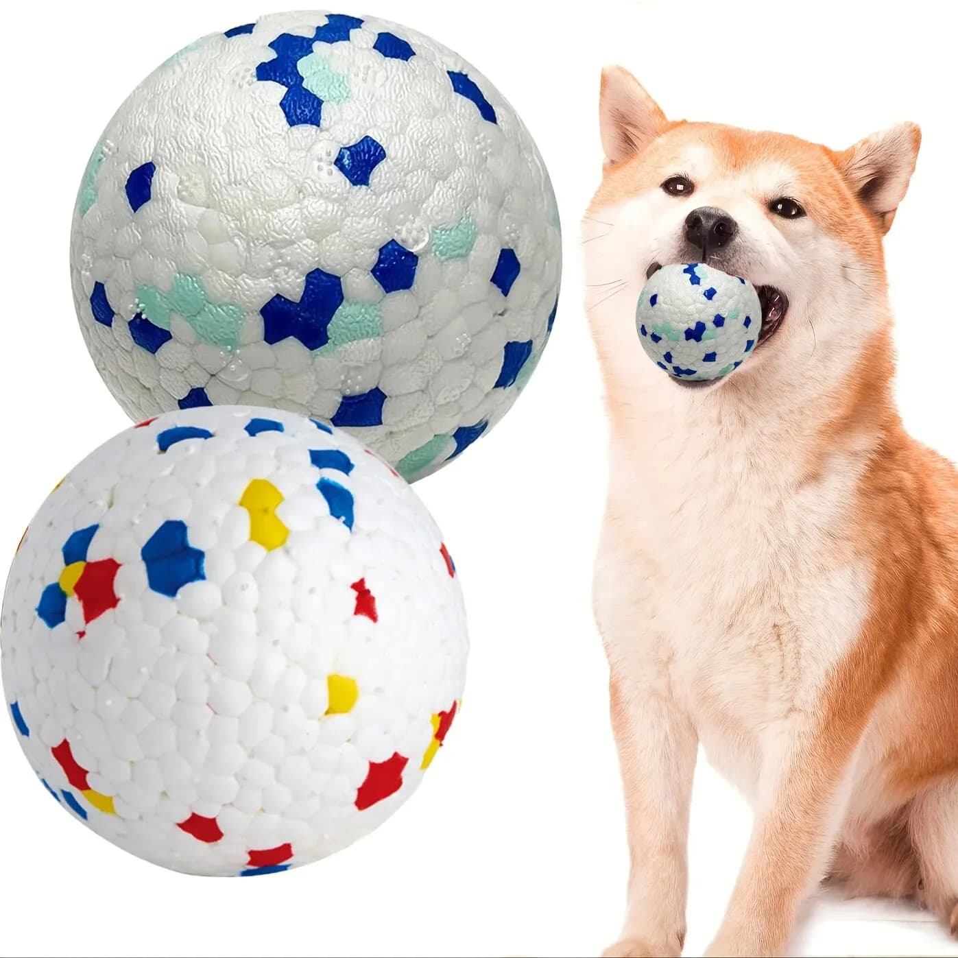 1pc giocattolo per cani durevole palla per l'equipaggio giocattolo per digrignare i denti per animali domestici per forniture interattive per cani da masticare accessorio per fornitura interattiva per animali domestici