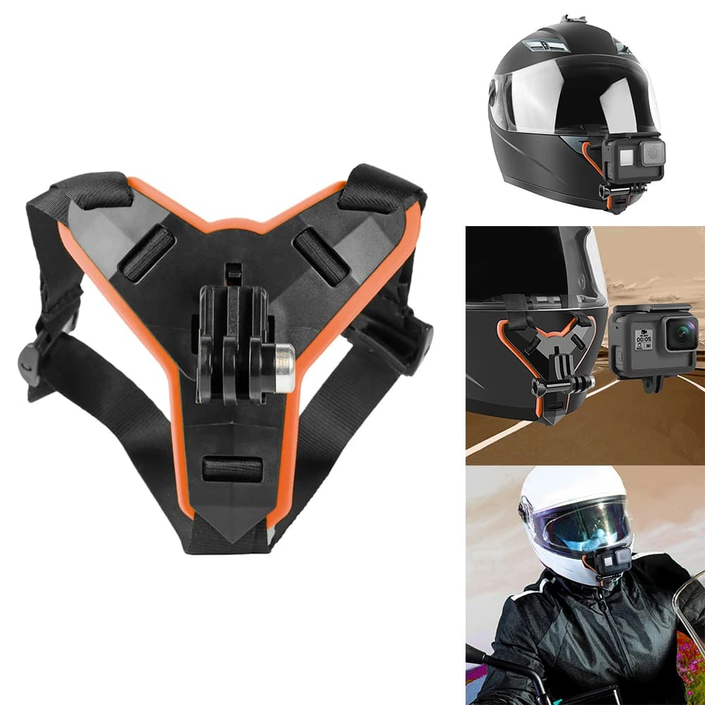 Supporto per supporto per telefono per casco moto per GoPro Hero13 12 10 9 8 Supporto per fotocamera sportiva per azioni Accessori per fotocamera per moto