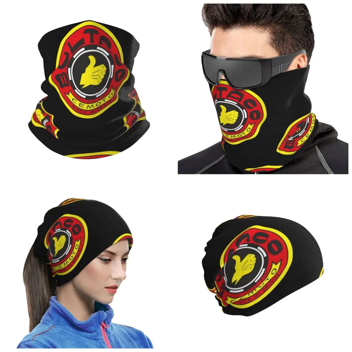 Bultaco Motorcycles Bandana Neck Gaiter Printed Magic Scarf Outdoor Sports Face Mask Unisex Adult Winter
