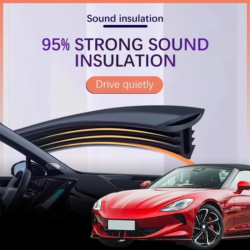 Car Dashboard Sealing Strip Interior Auto Noise Sound Insulation Rubber Trim Weatherstrip Car Accessorie For Manjaz MG Cyberster