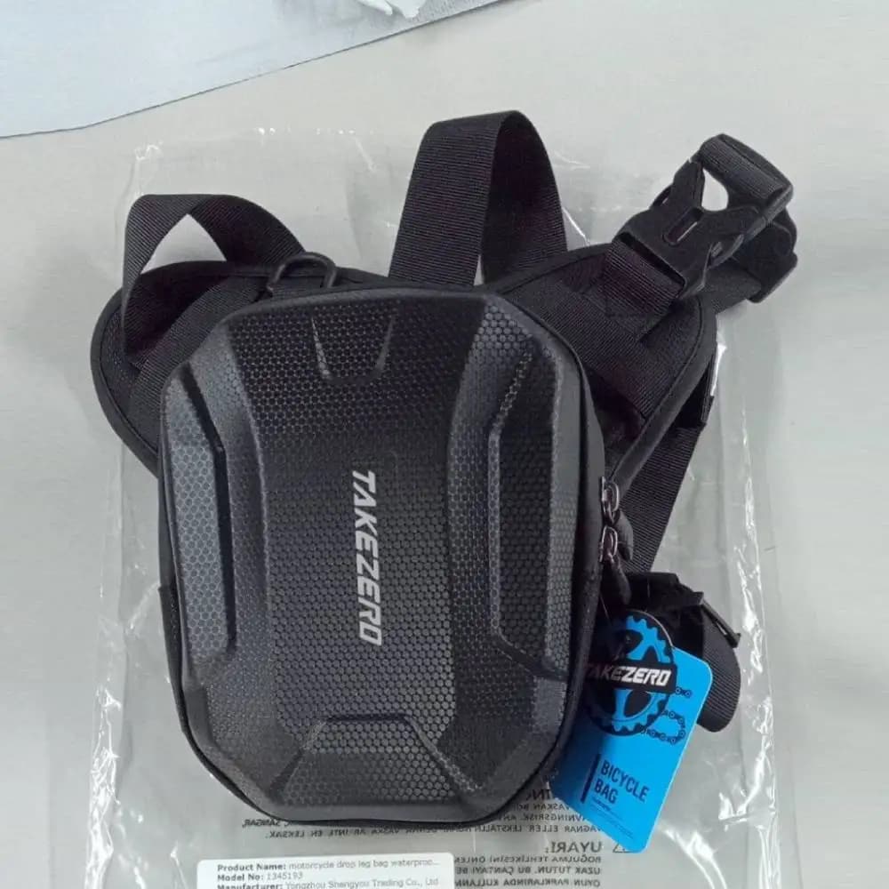 Motorcycle Drop Leg Bag Adjustable Motorcycle Leg Side Bag Large Capacity Bicycle Thigh Belt Bag for Outdoor Sports Ride