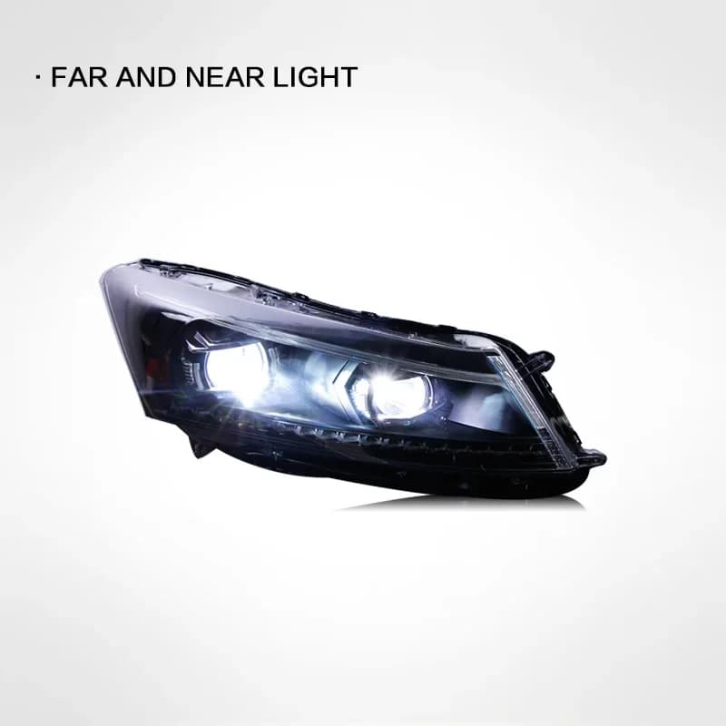 LED Strip Front Headlights Group for HONDA ACCORD 2008-2011 Year