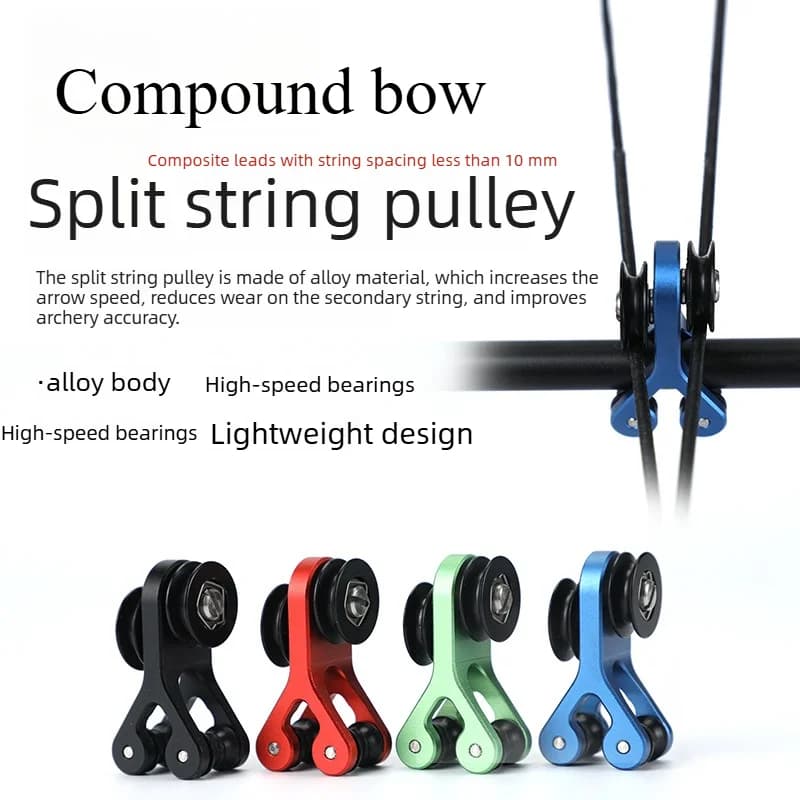 Splitter Slider Composite Bow Metal Splitter Smooth Without Breaking The Strings Bow and Arrow Accessories, High Precision