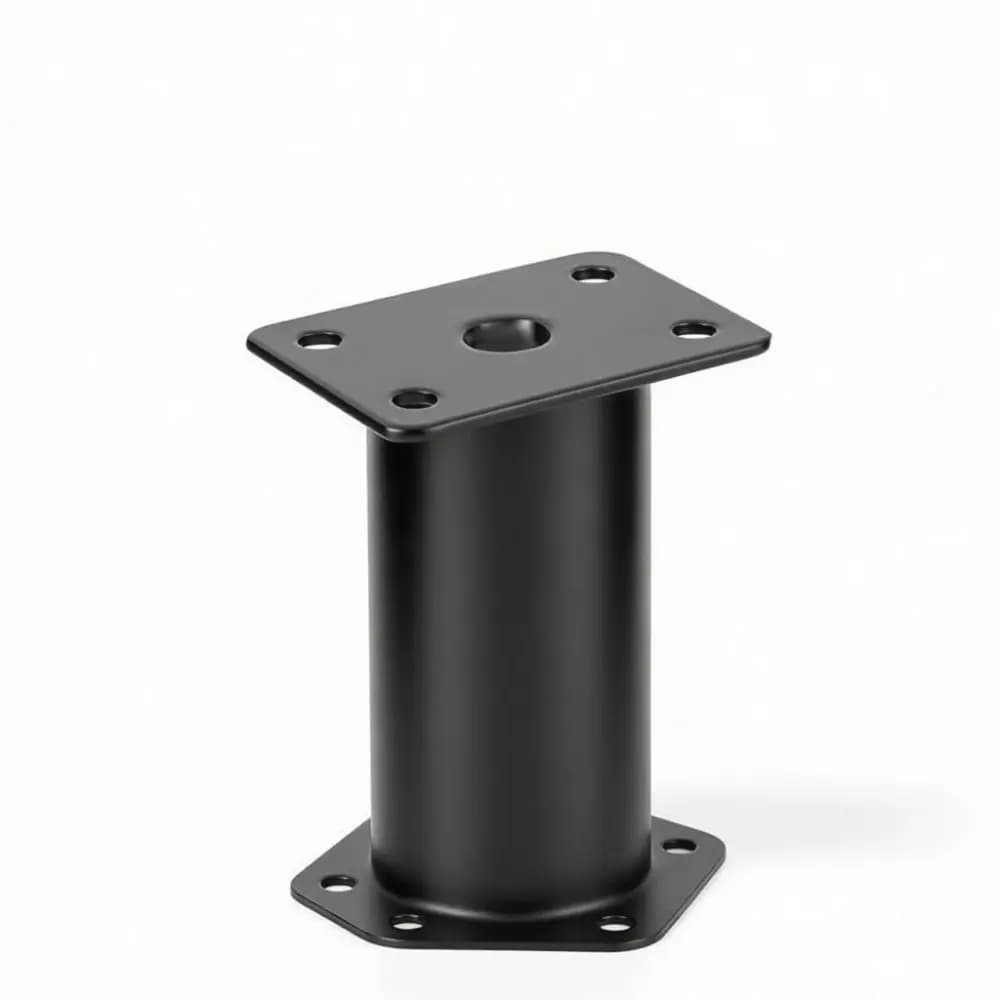 Adjustable Furniture Support Leg Metal Bed Frame Foot Replacement For Sofa Cabinet Base Reinforcement Accessory Kit