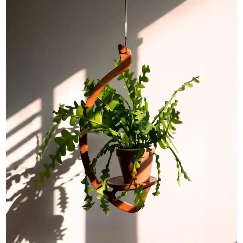 for Premium Gold Metal Vertical Wall Planter Triple Hanging Indoor Plant Pot Holder Modern Home Garden Decor