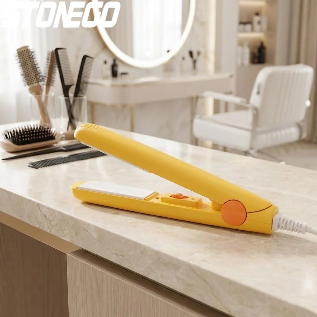 Mini Ferro Arricciacapelli e Piastra Elettrica 2-in-1, Styling Tool for Straight Hair and Ricci