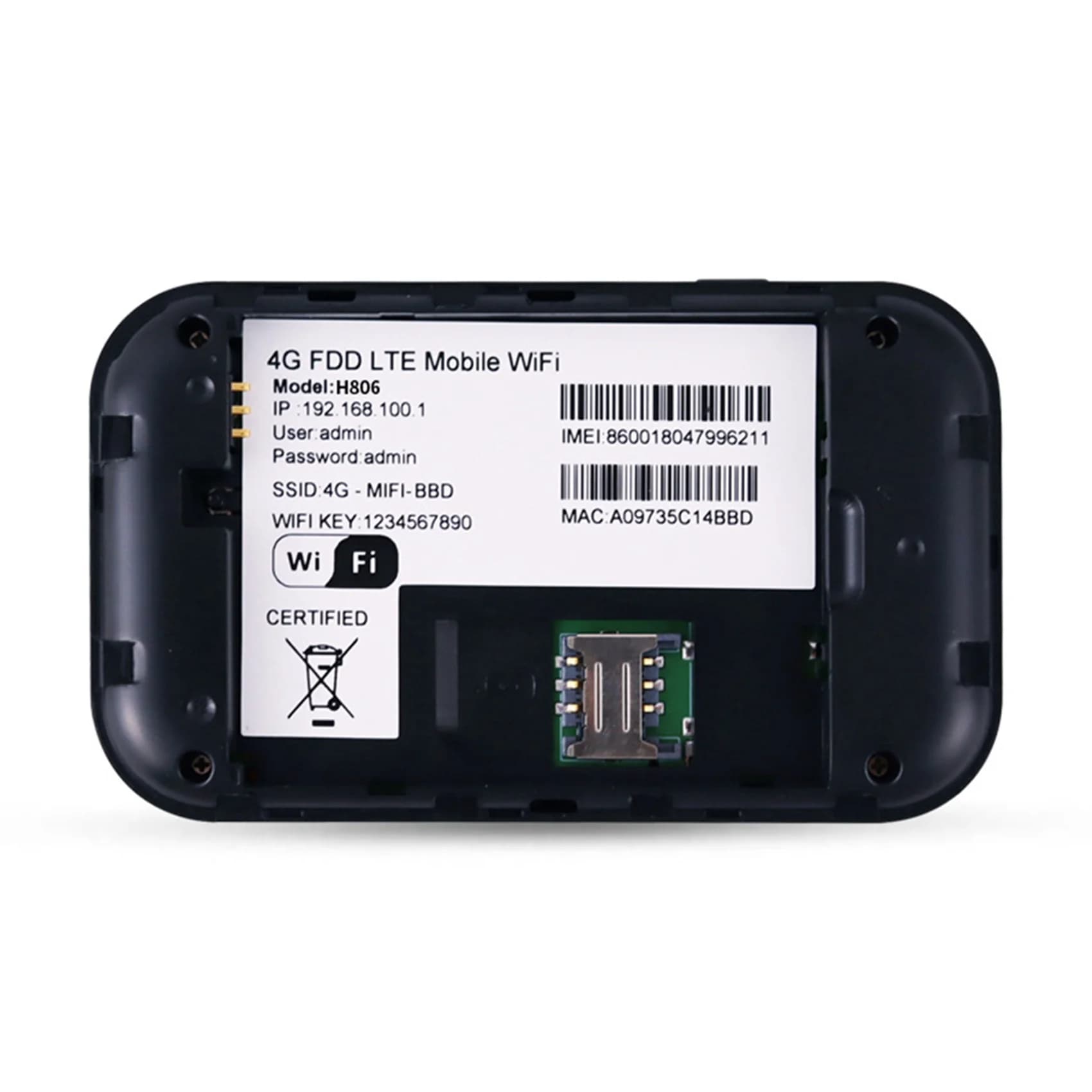 Router Wi-Fi Tascabile Classic-2X 4G LTE, Ripetitore, Hotspot Wi-Fi Mobile per Auto, Modem Router Wireless a Banda Larga Mifi 4G con Slot per Scheda SIM