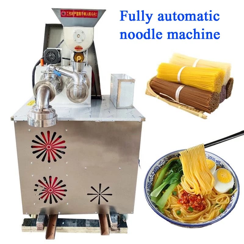 Automatic Cooked Korean Cold Noodle Machine Corn Noodles Rice Noodle Manufacturing Machine Steel Wire Pasta Machine
