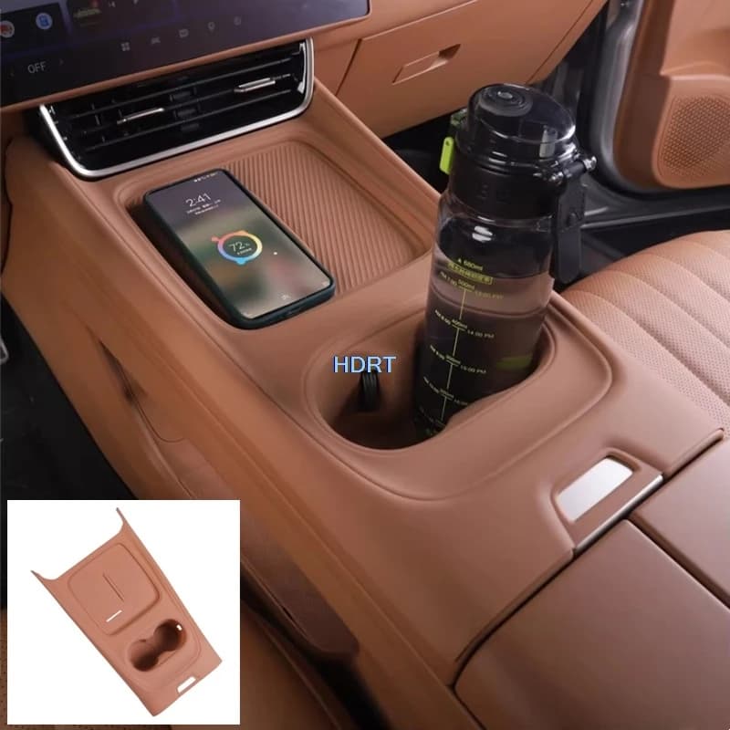 Per Dongfeng Aeolus L8/Huge PHEV 2025+ - Vassoio organizer con coperchio per bracciolo e vano portaoggetti centrale con leva del cambio
