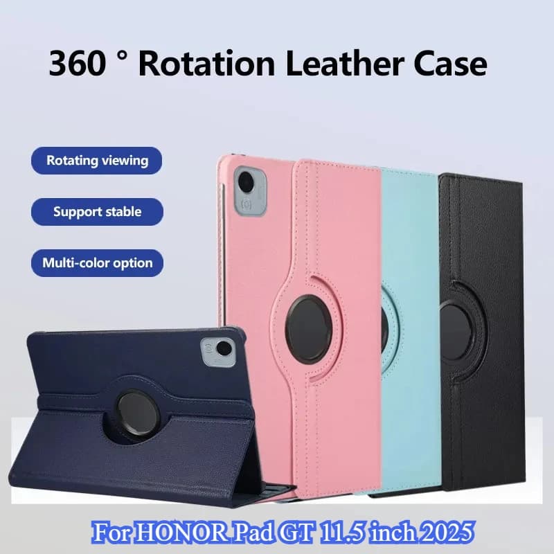 Custodia in pelle PU di lusso per Honor Pad GT X9a 11.5 pollici 2025 X8a 11 X9 X8 Pro X8 Lite V8 V7 Pro Smart Stand Tablet Cover protettiva