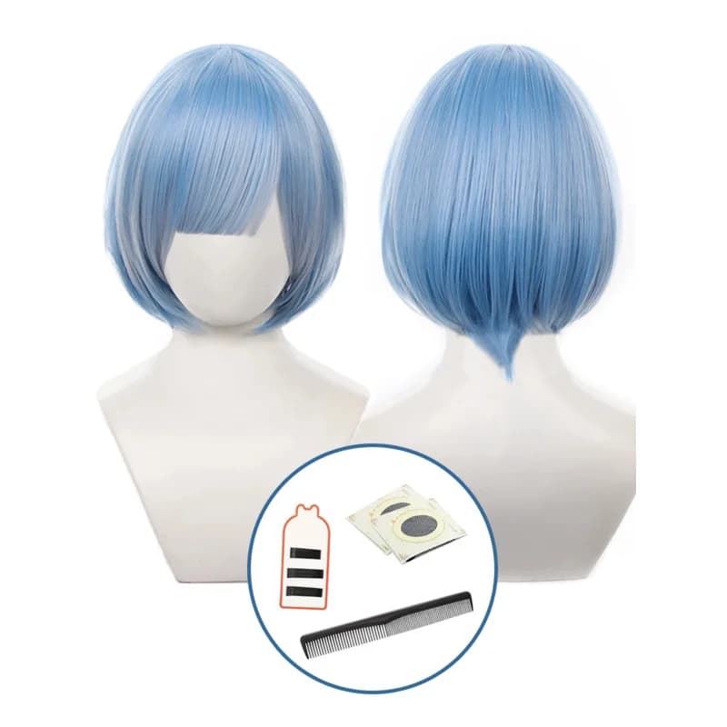 Re:Life In A Different World From Zero Anime Rem Parrucca Cosplay Rose Net Fibra sintetica Dimensioni regolabili Resistente al calore6;d'3, h'7.b