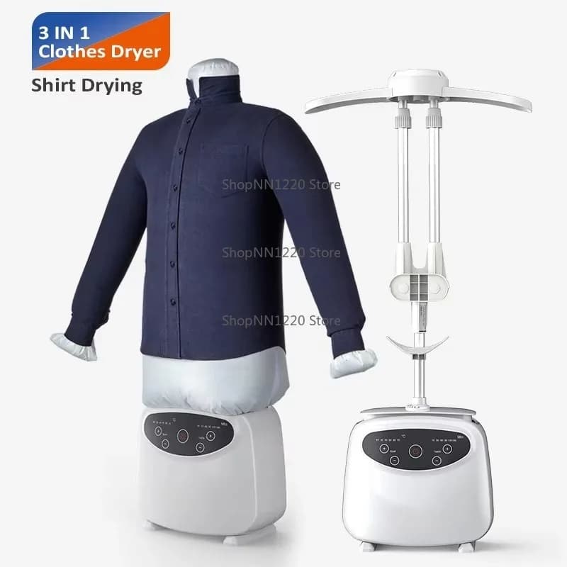 Asciugatrice per casa intelligente Potente vapore autopulente Trapunta touch screen elettronica Piroscafo elettrico per abbigliamento automatico